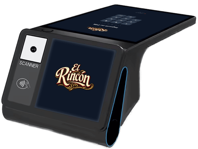 Dual-screen Android POS with built-in scanner and customer display